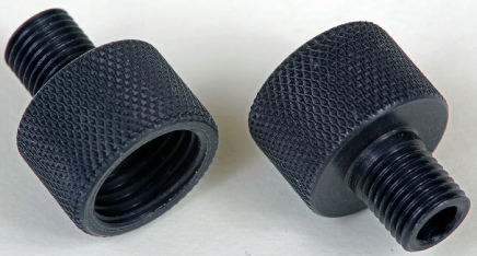 The Custom Gun Parts Parker Hale rearsight adapter allowing Anschutz and Gehmann irises to be used on Parker Hale and Wilks rearsights