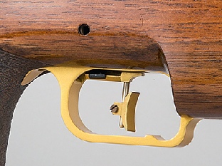Custom Gun Parts prototype trigger guard and 3 way adjutable trigger for Anschutz LG250 Match air rifle